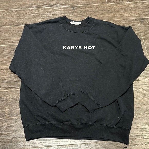Adolescent Clothing slogan crewneck “Kanye Not” - Picture 1 of 1